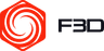 F3D logo