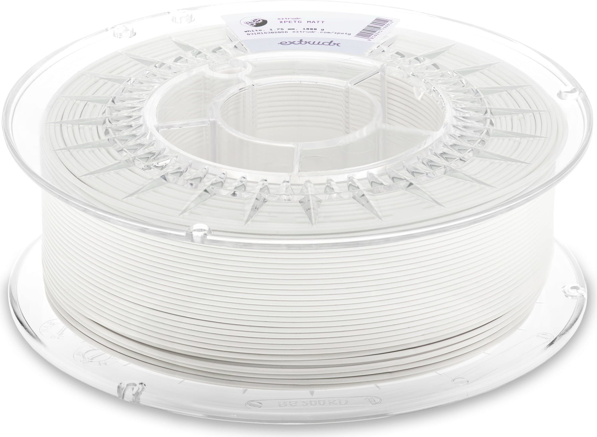 Filament Extrudr PETG Biały Matowy (WHITE MATTE)