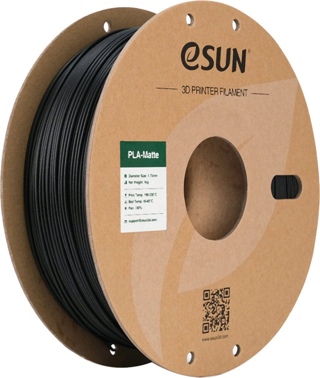 Filament eSUN PLA Czarny Matowy (BLACK MATTE)