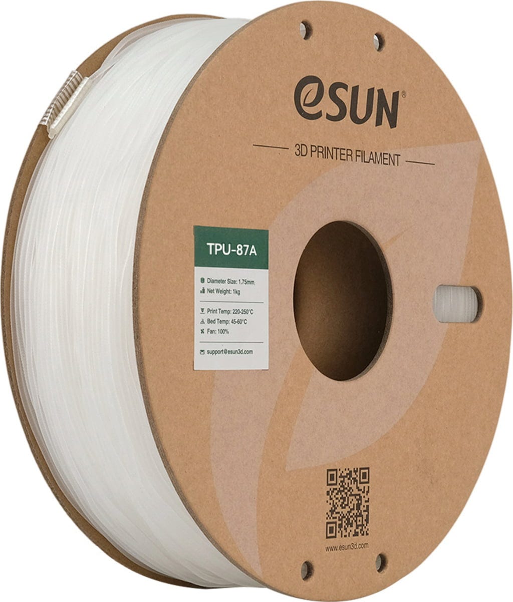Filament eSUN TPU Biały (WHITE)