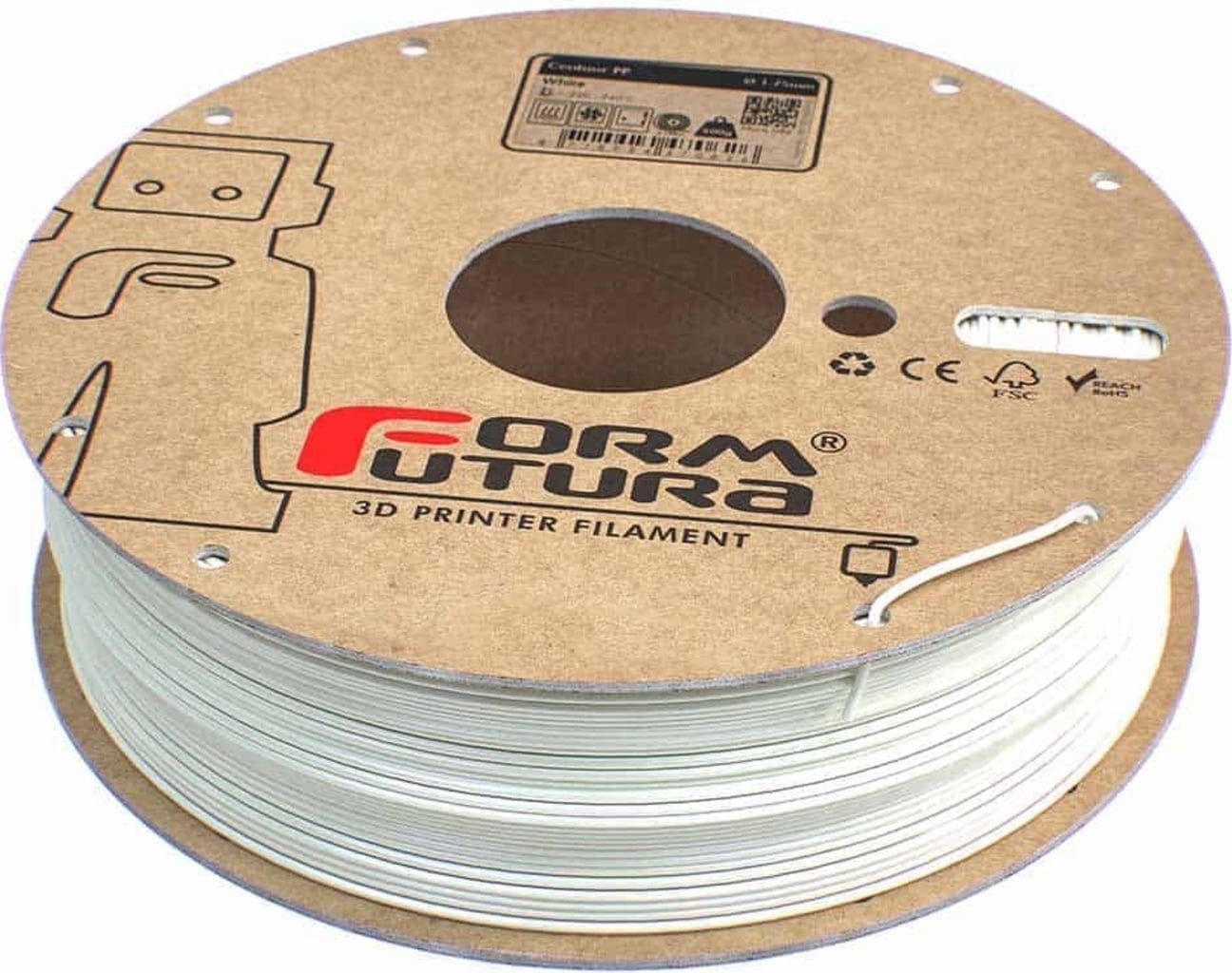 Filament FormFutura PP Biały (WHITE)