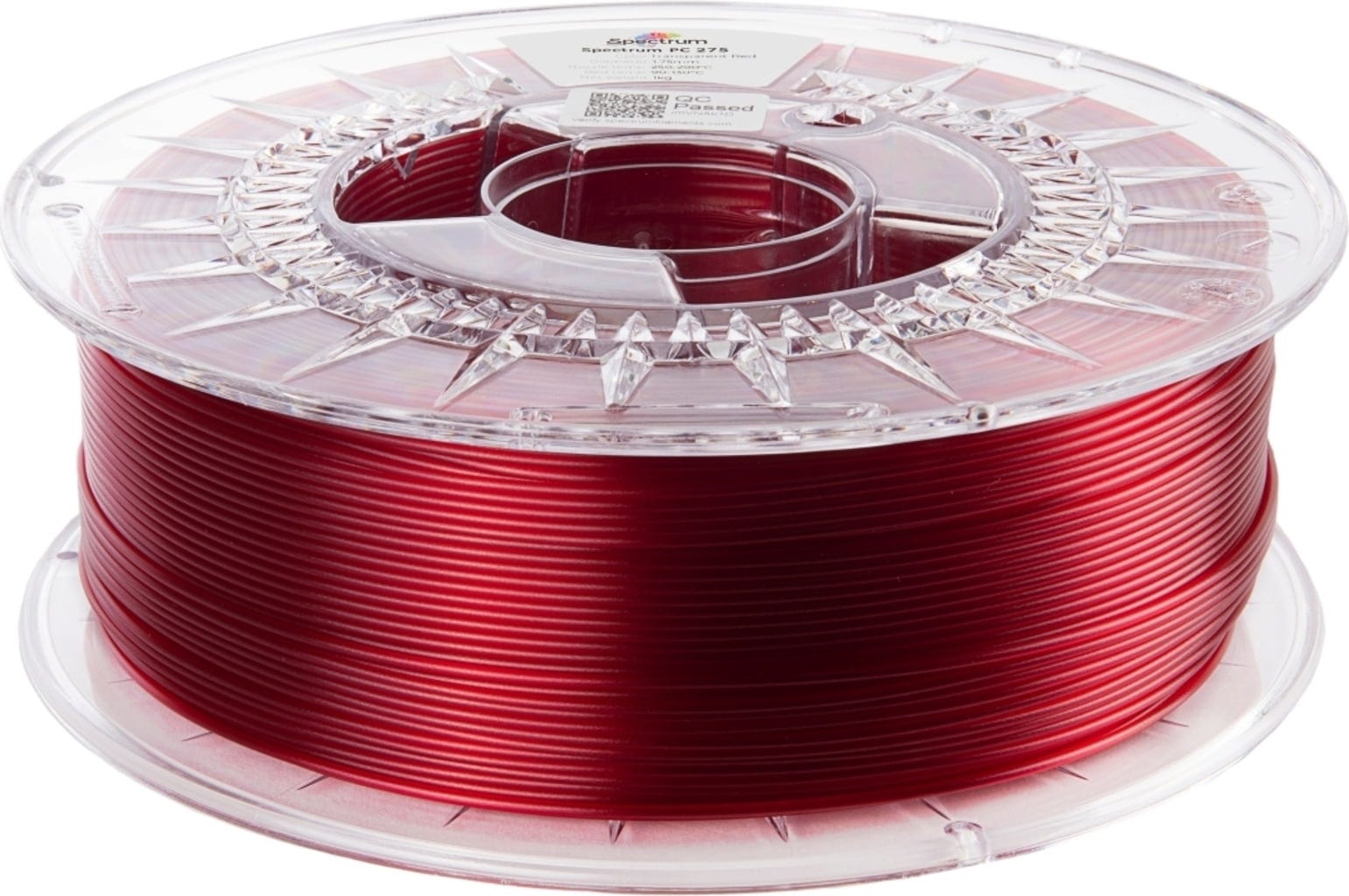 Filament Spectrum NYLON (PA) Czerwony Przezroczysty (RED TRANSPARENT)