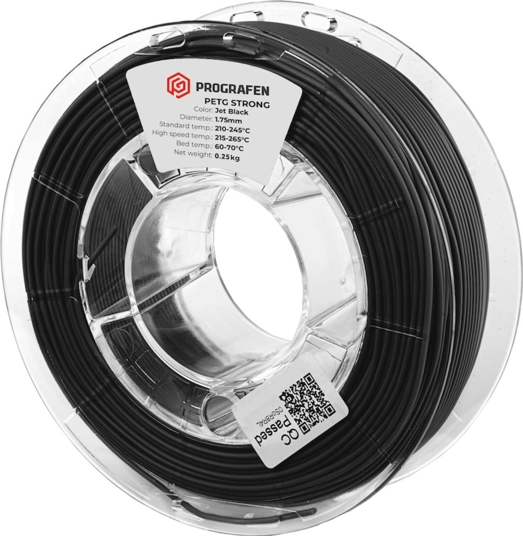 Filament Prografen PETG Czarny (BLACK)