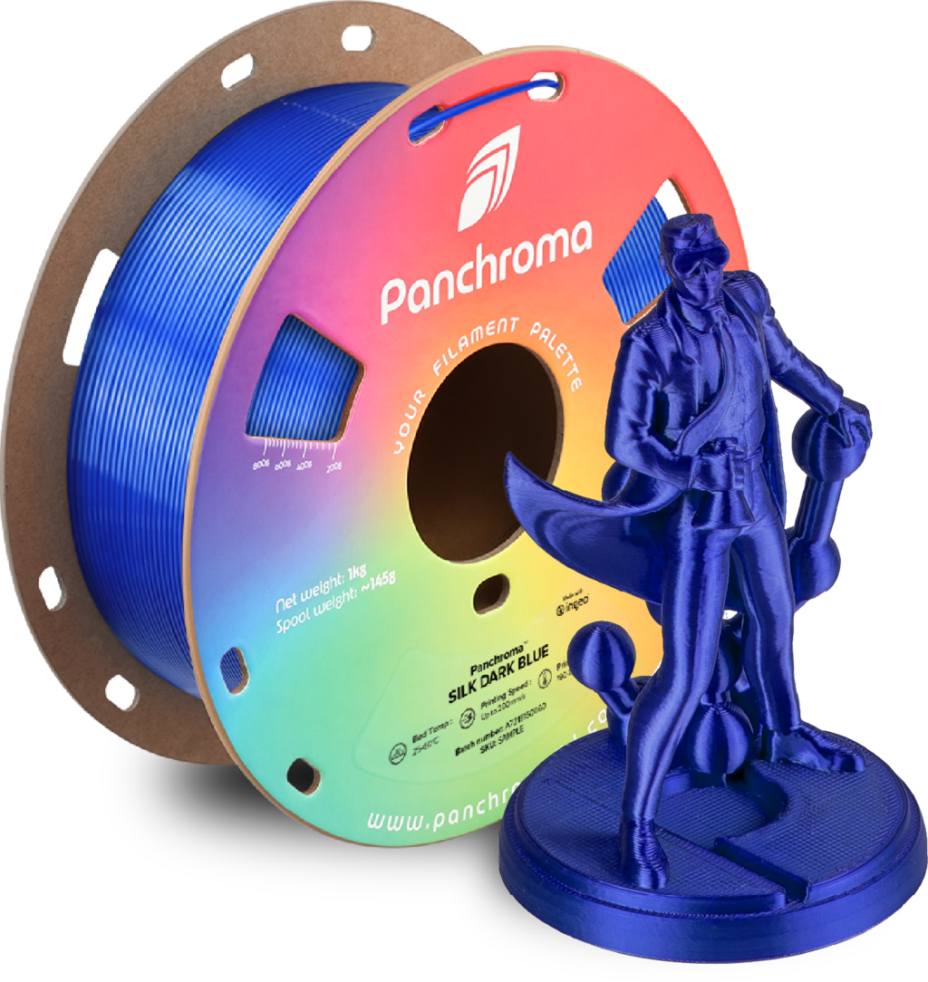 Filament Polymaker PLA Niebieski Jedwabny (BLUE SILK)