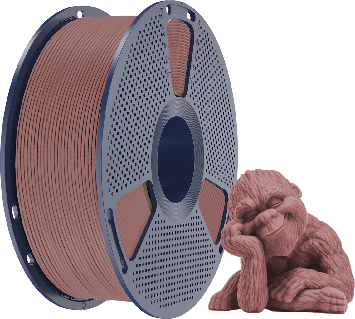 Filament SUNLU PLA Czerwony Drewniany (RED WOOD)