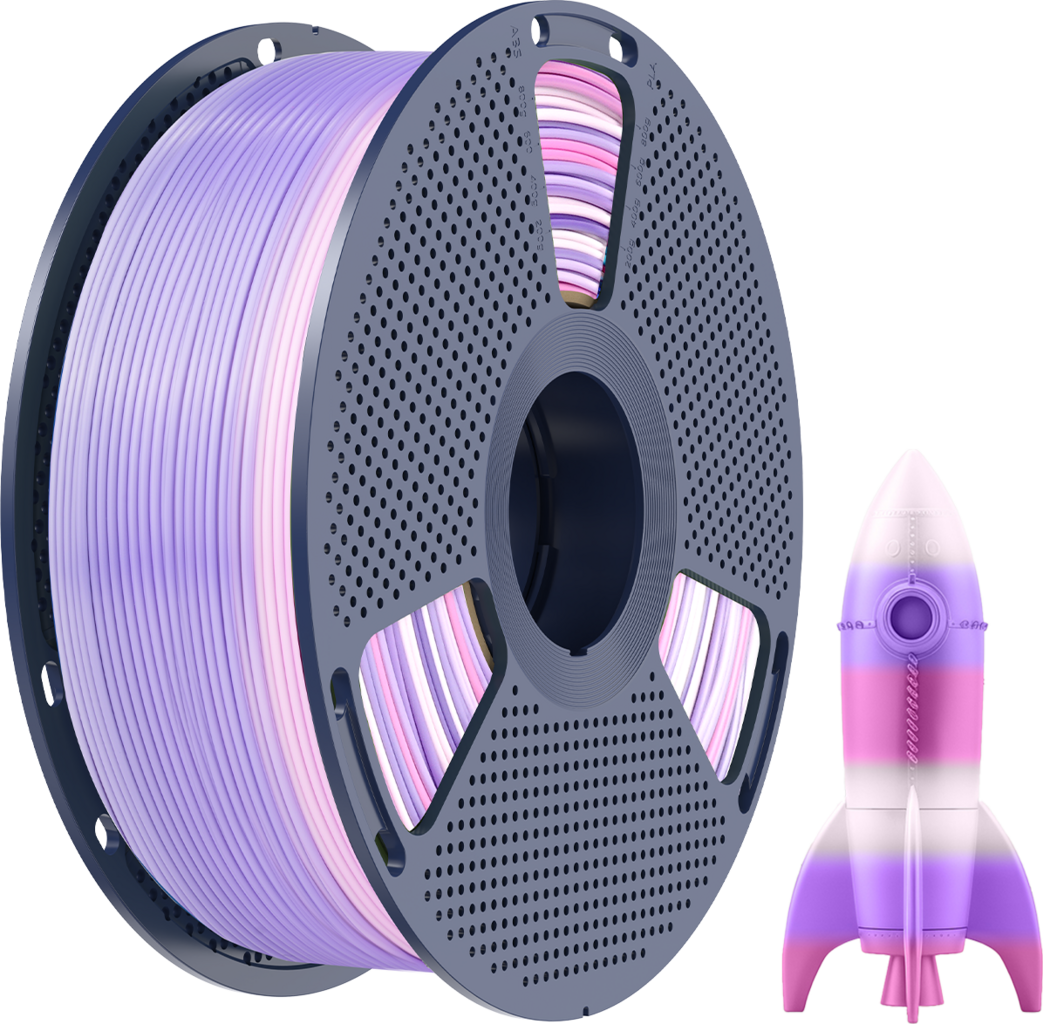 Filament SUNLU PLA Żółty Tęczowy (YELLOW RAINBOW)