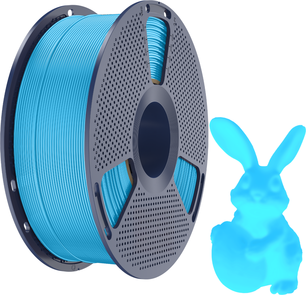 Filament SUNLU PETG Niebieski Świecący w ciemności (BLUE GLOW)