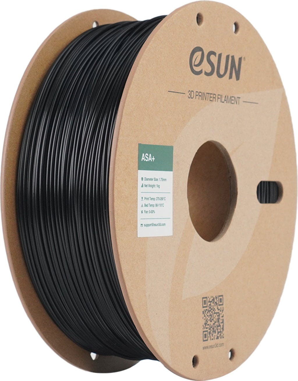 Filament eSUN ASA Plus Czarny (BLACK)