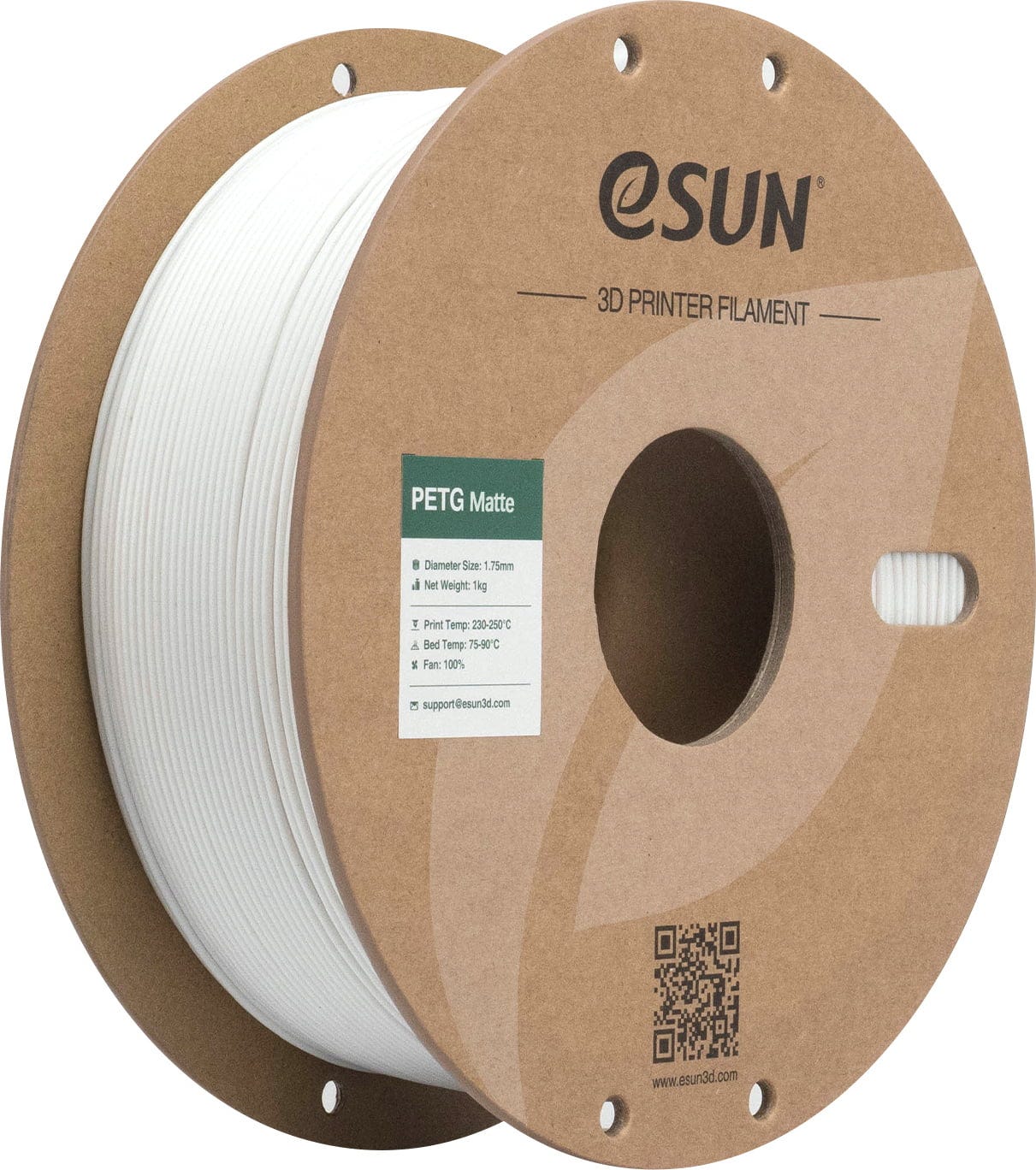 Filament eSUN PETG High-Speed Biały Matowy (WHITE MATTE)