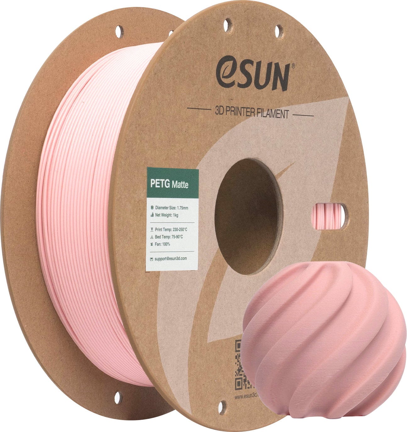 Filament eSUN PETG High-Speed Różowy Matowy (PINK MATTE)