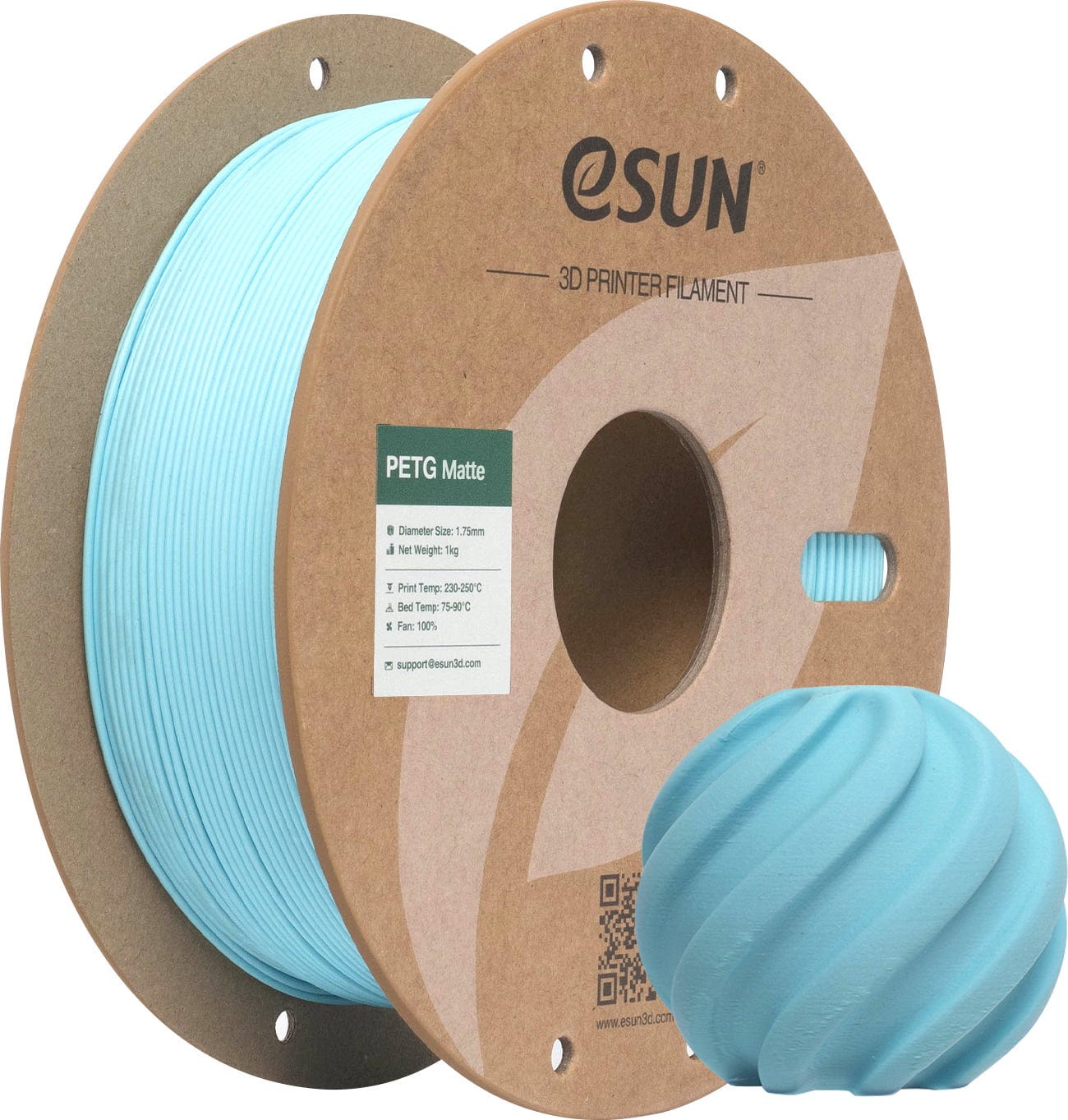 Filament eSUN PETG High-Speed Niebieski Matowy (BLUE MATTE)