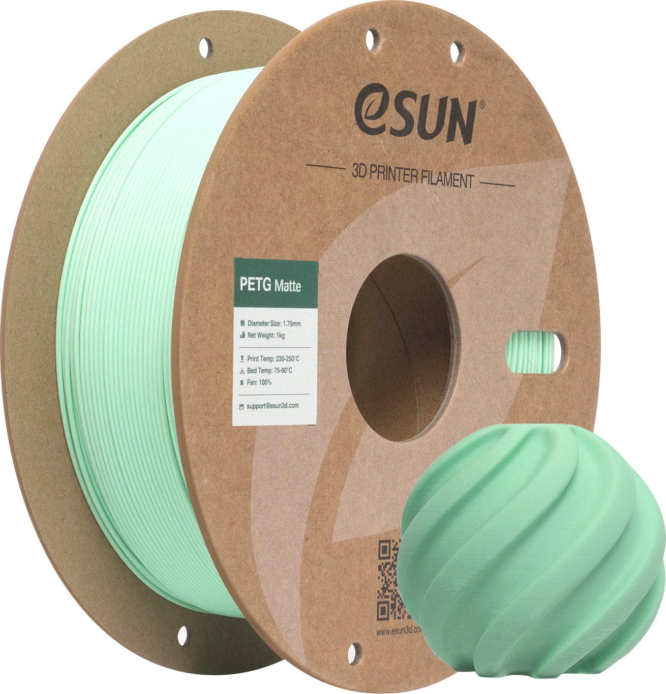 Filament eSUN PETG High-Speed Zielony Matowy (GREEN MATTE)
