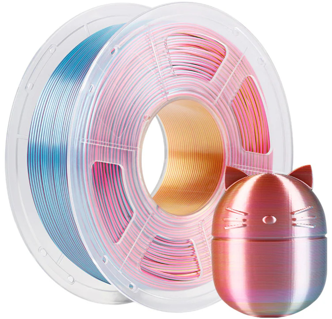 Filament Anycubic PLA Zielony Trójkolorowy Jedwabny (GREEN TRIPLE SILK)