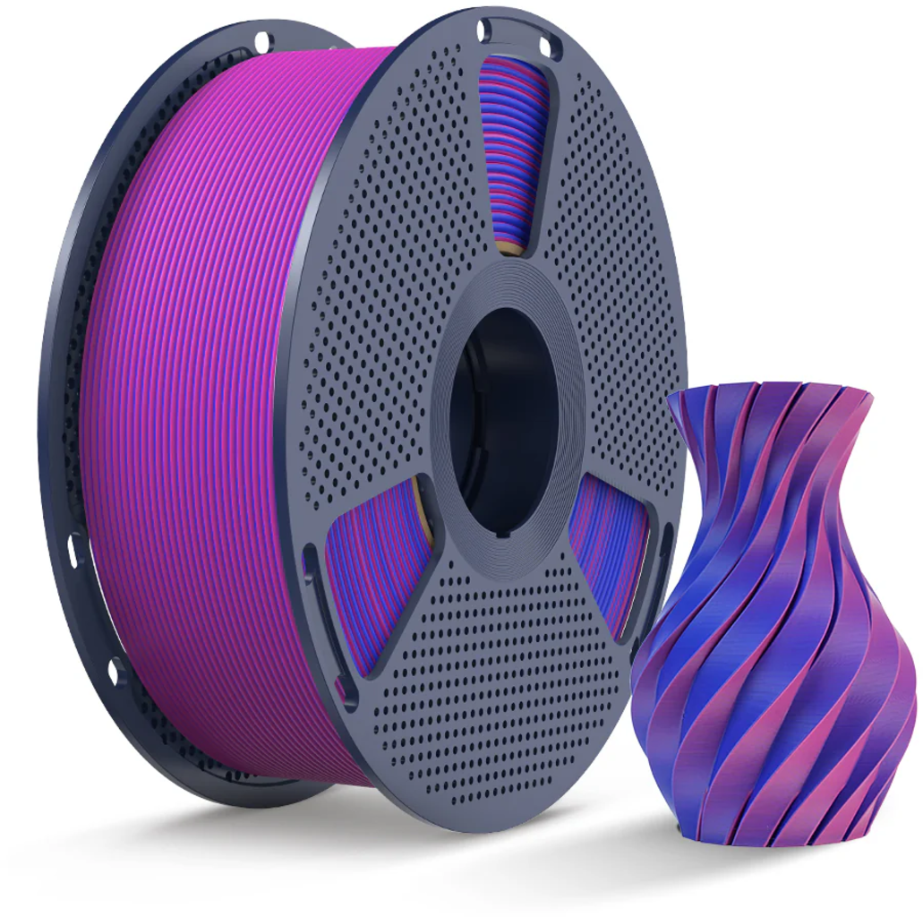 Filament SUNLU PLA Niebieski Dwukolorowy Matowy (BLUE DUAL MATTE)