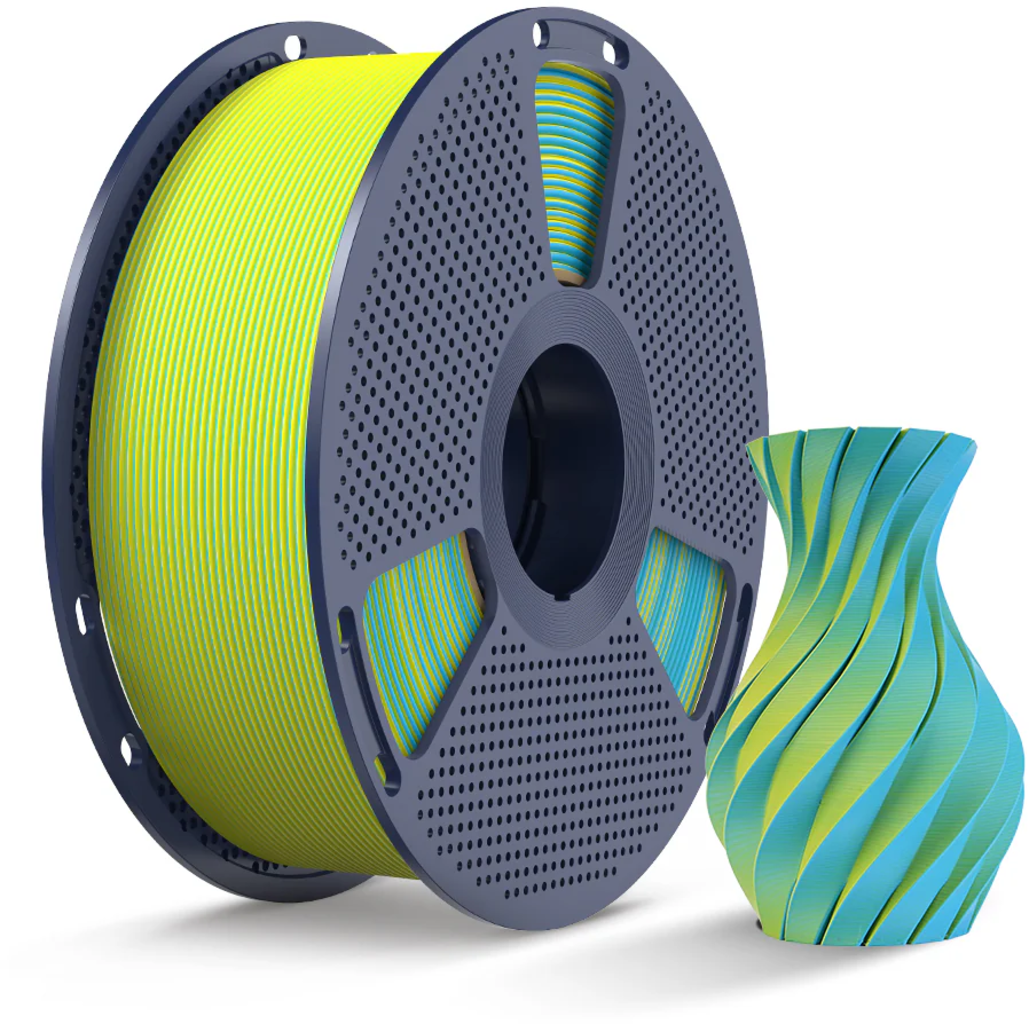 Filament SUNLU PLA Niebieski Dwukolorowy Matowy (BLUE DUAL MATTE)