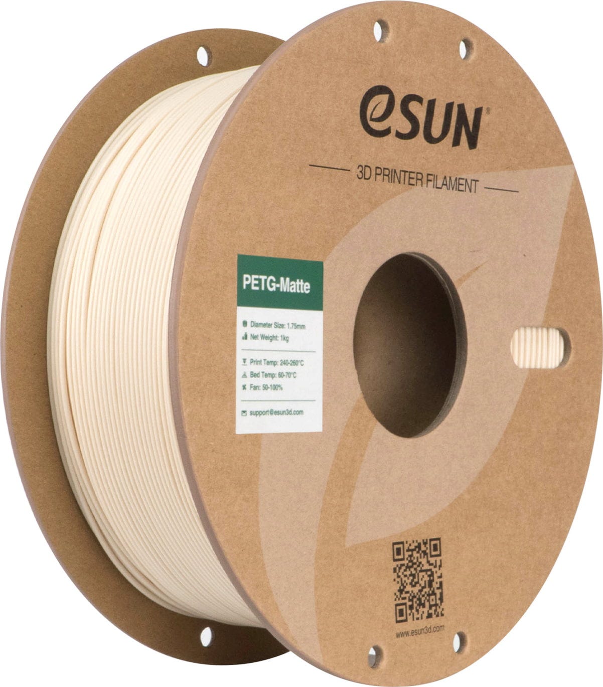 Filament eSUN PETG High-Speed Biały Matowy (WHITE MATTE)