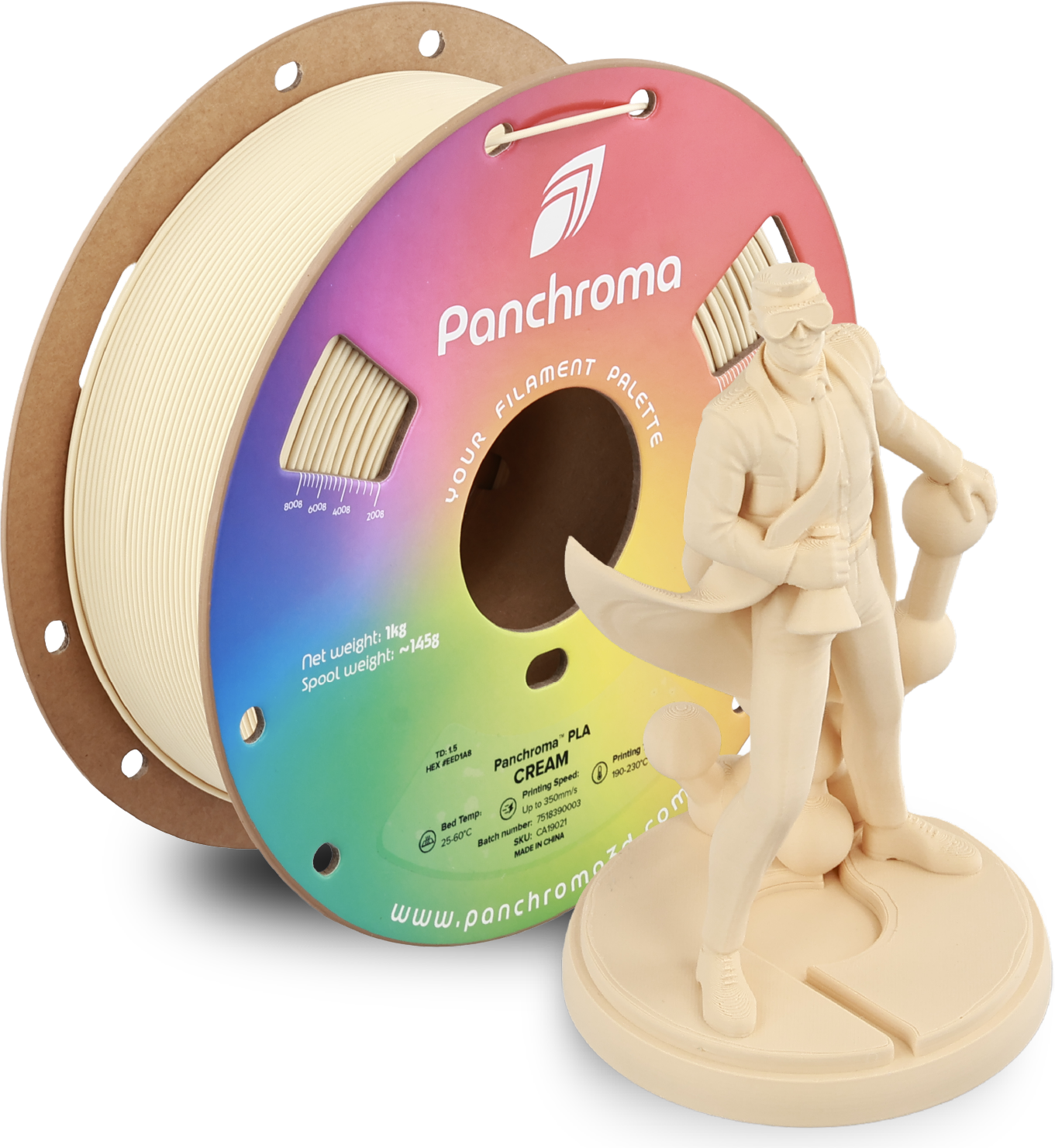 Filament Polymaker PLA High-Speed Biały (WHITE)