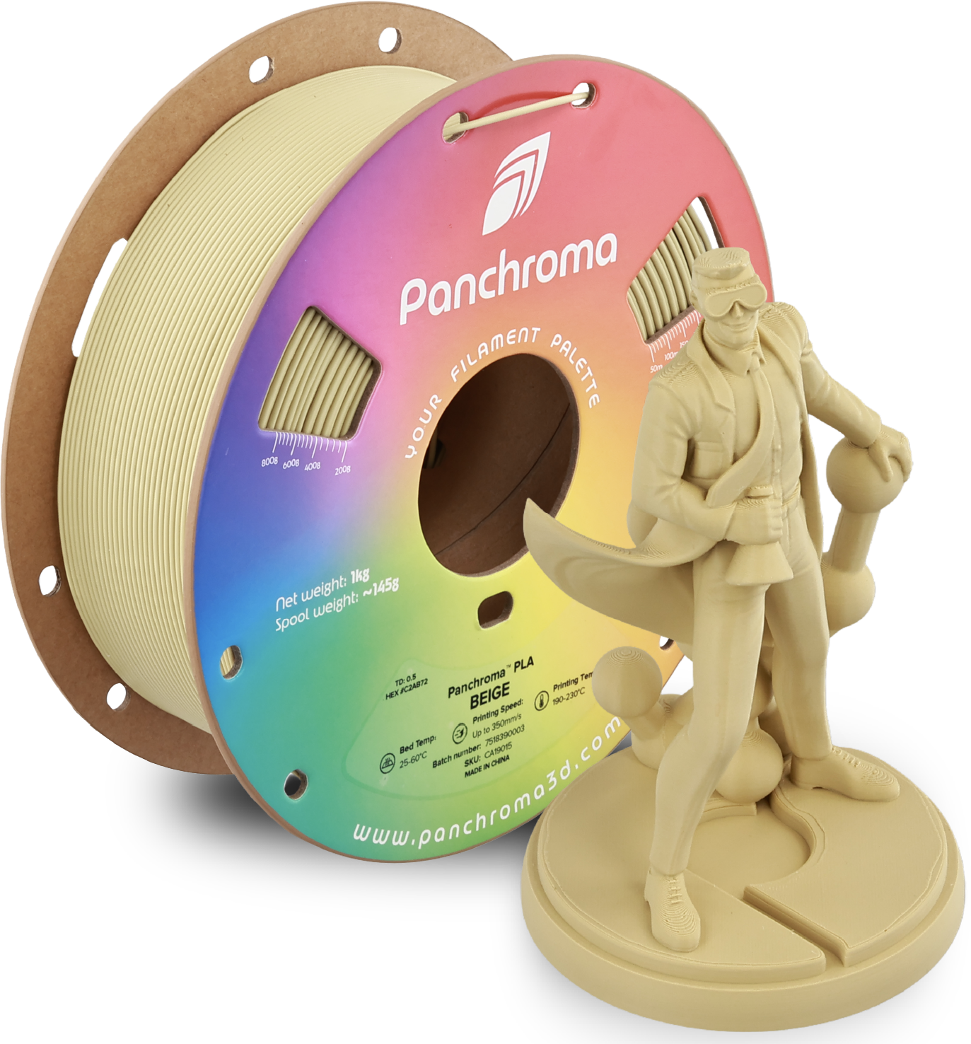 Filament Polymaker PLA High-Speed Brązowy (BROWN)