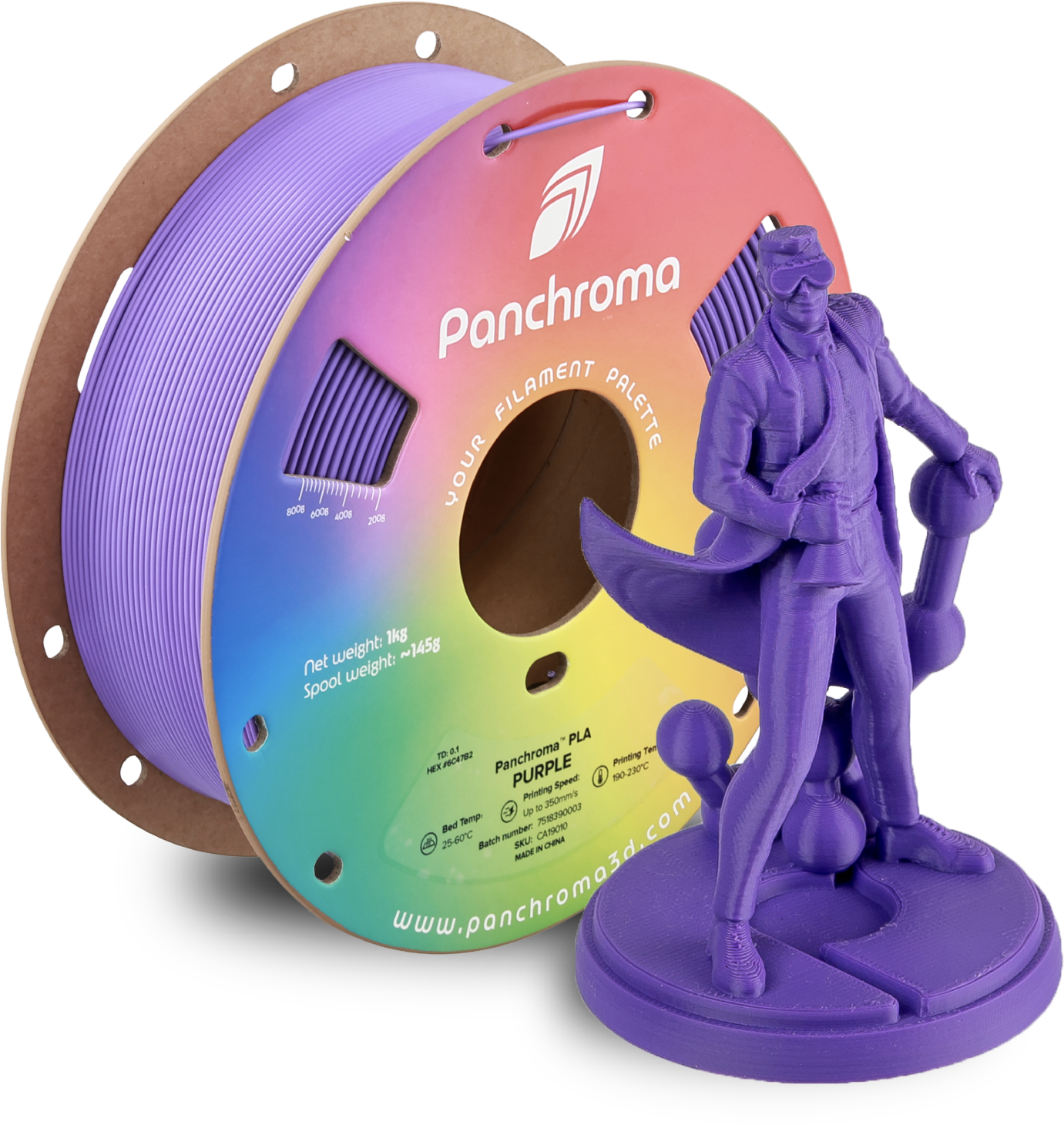 Filament Polymaker PLA High-Speed Fioletowy (PURPLE)