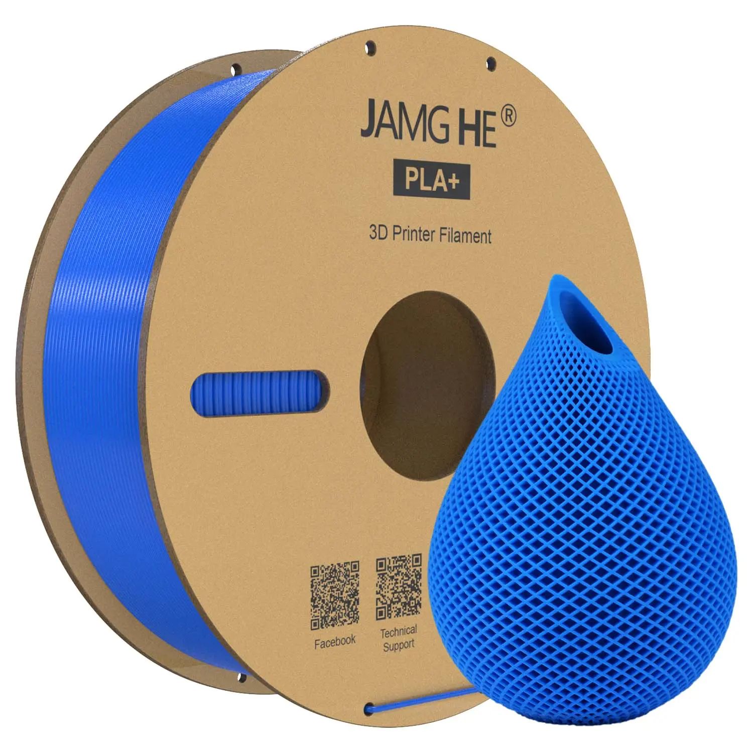 Filament jamghe PLA Plus High-Speed Niebieski (BLUE)