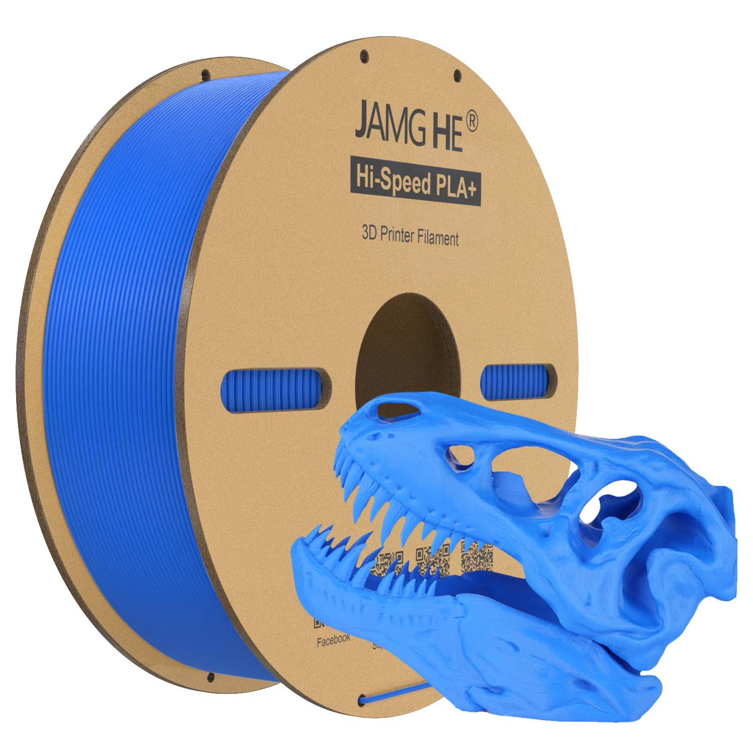Filament jamghe PLA Plus High-Speed Niebieski (BLUE)