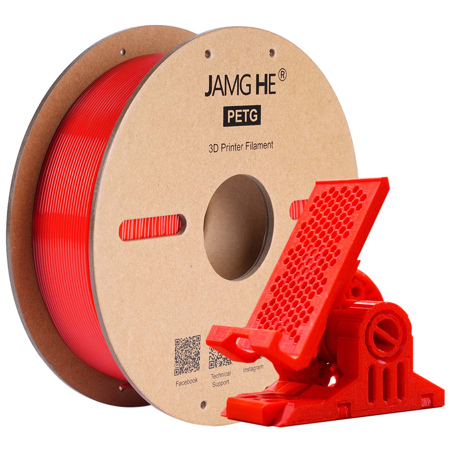 Filament jamghe PETG Czerwony (RED)