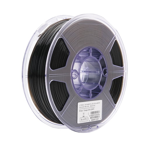 Filament eSUN PLA High-Speed Czarny Brokatowy/Mieniący (BLACK GLITTER)