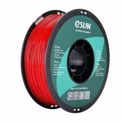 Filament eSUN PLA Plus High-Speed Czerwony (RED)