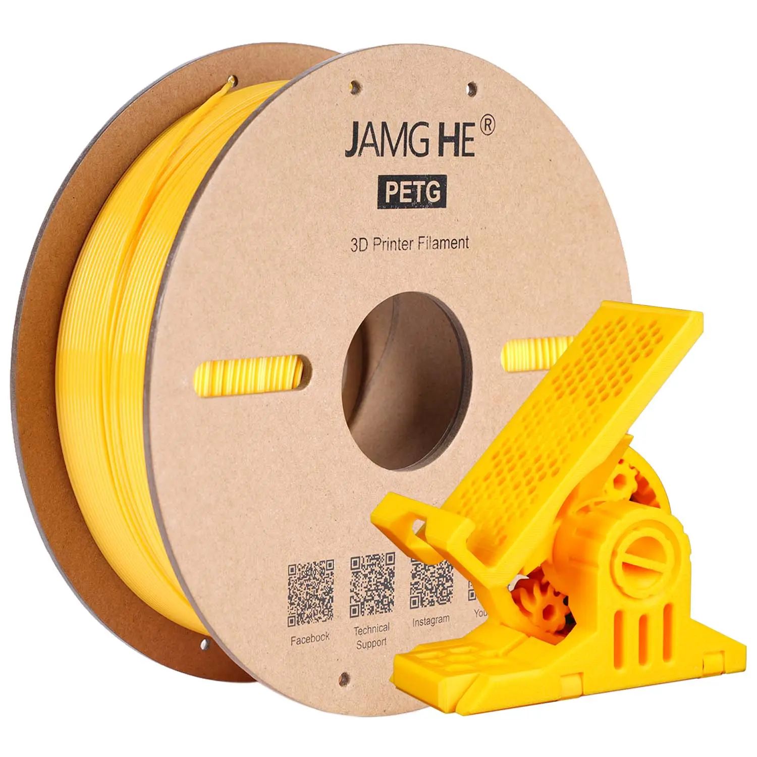 Filament jamghe PETG Żółty (YELLOW)