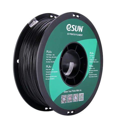 Filament eSUN PLA Plus High-Speed Czarny (BLACK)