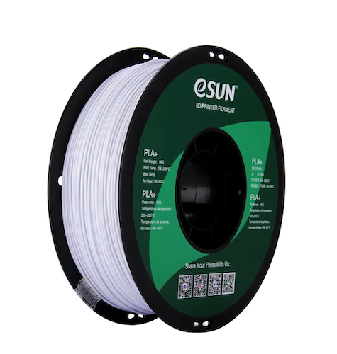 Filament eSUN PLA Plus Biały (WHITE)