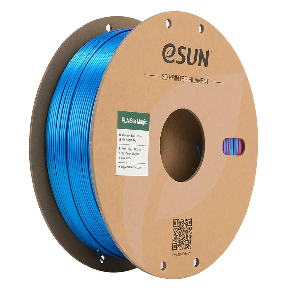 Filament eSUN PLA High-Speed Niebieski Jedwabny (BLUE SILK)