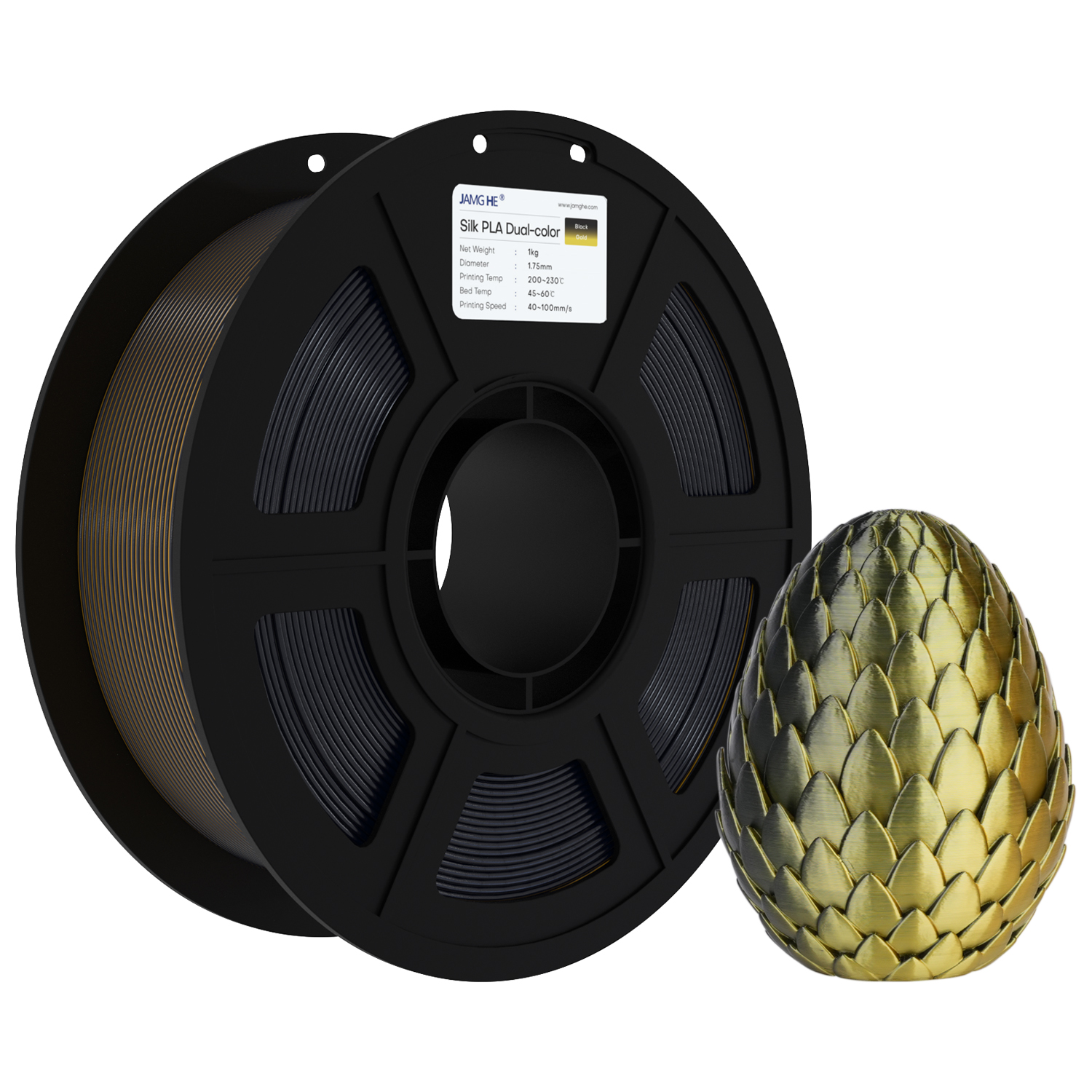 Filament jamghe PLA Złoty Jedwabny (GOLD SILK)