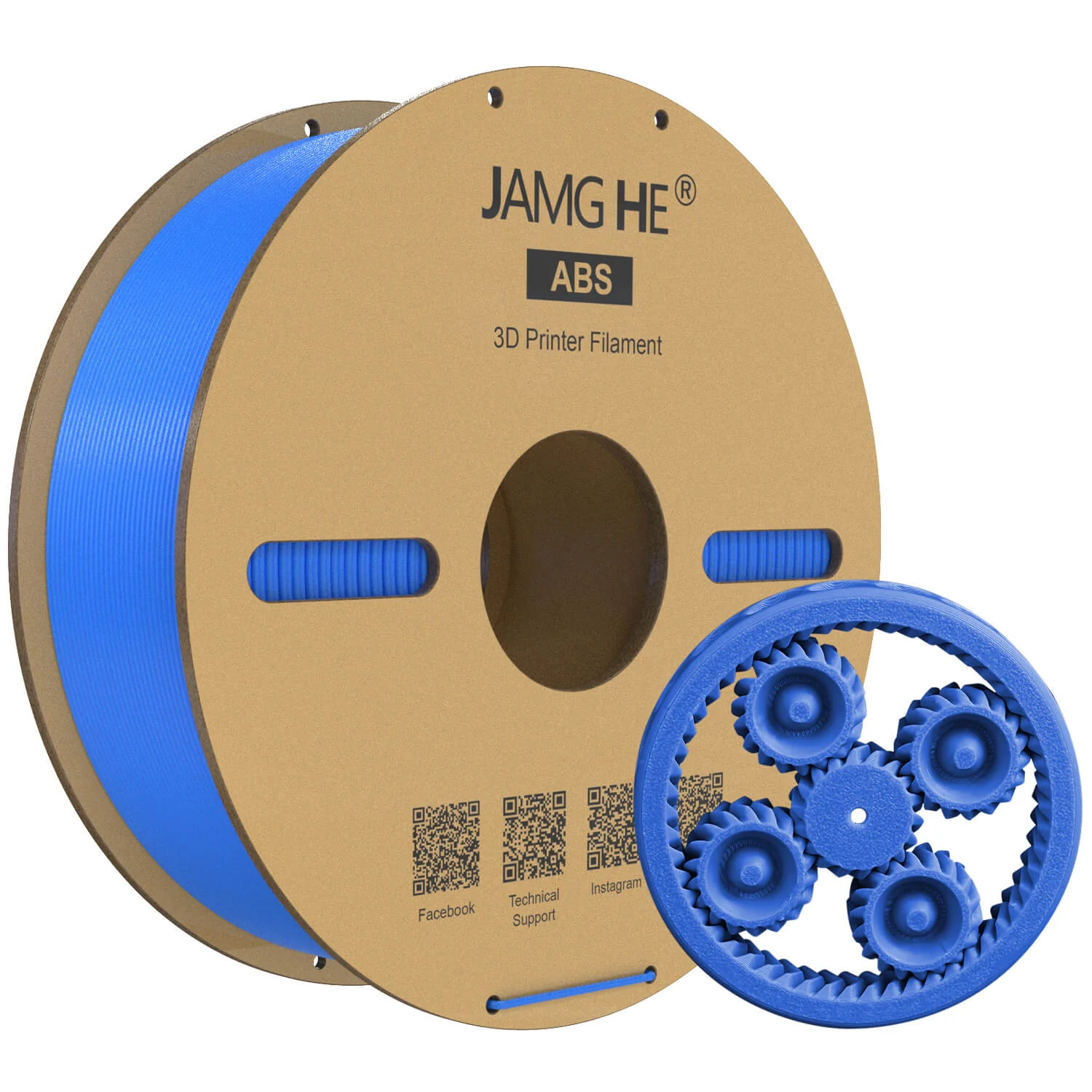 Filament jamghe ABS Niebieski (BLUE)