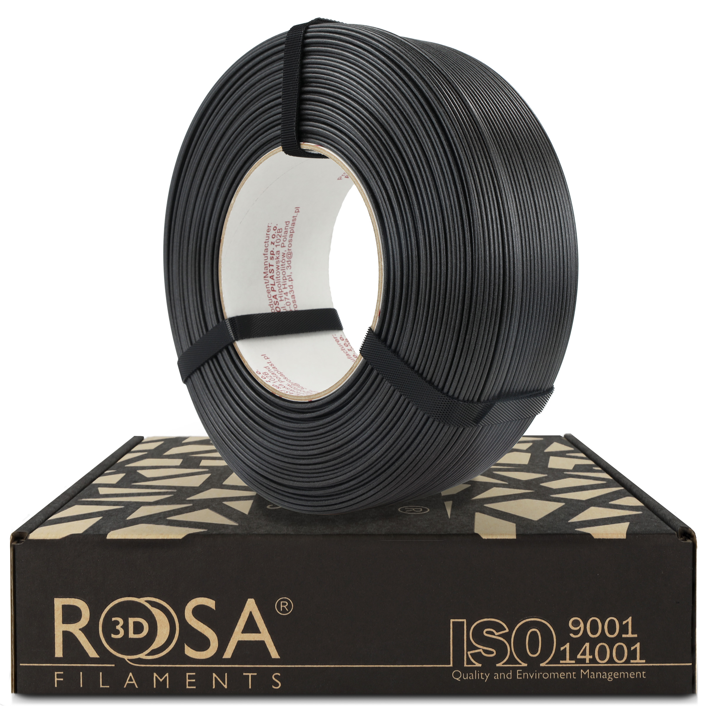 Filament ROSA 3D PETG Czarny (BLACK)
