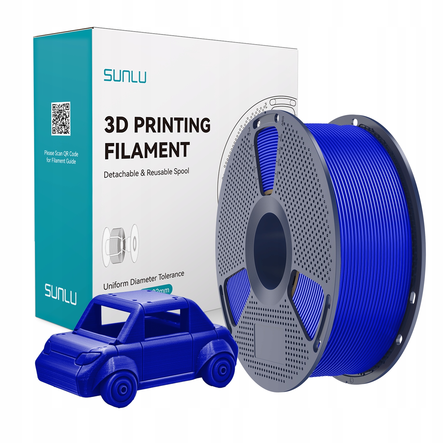 Filament SUNLU PETG Niebieski (BLUE)