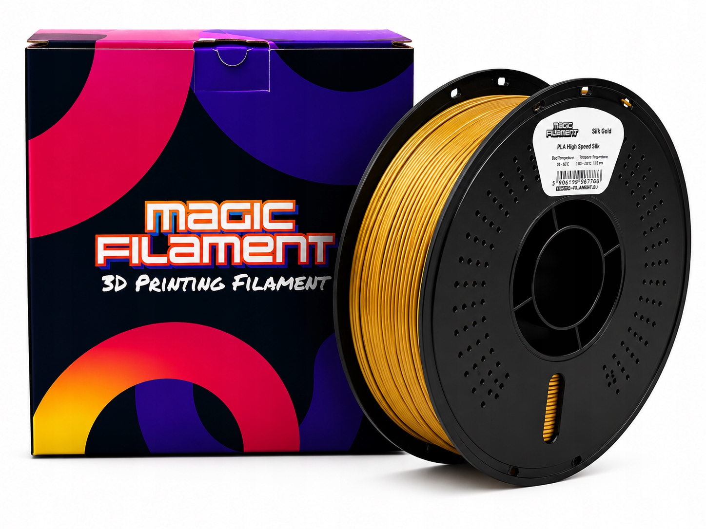 Filament Magic Filament PLA High-Speed Złoty Jedwabny (GOLD SILK)