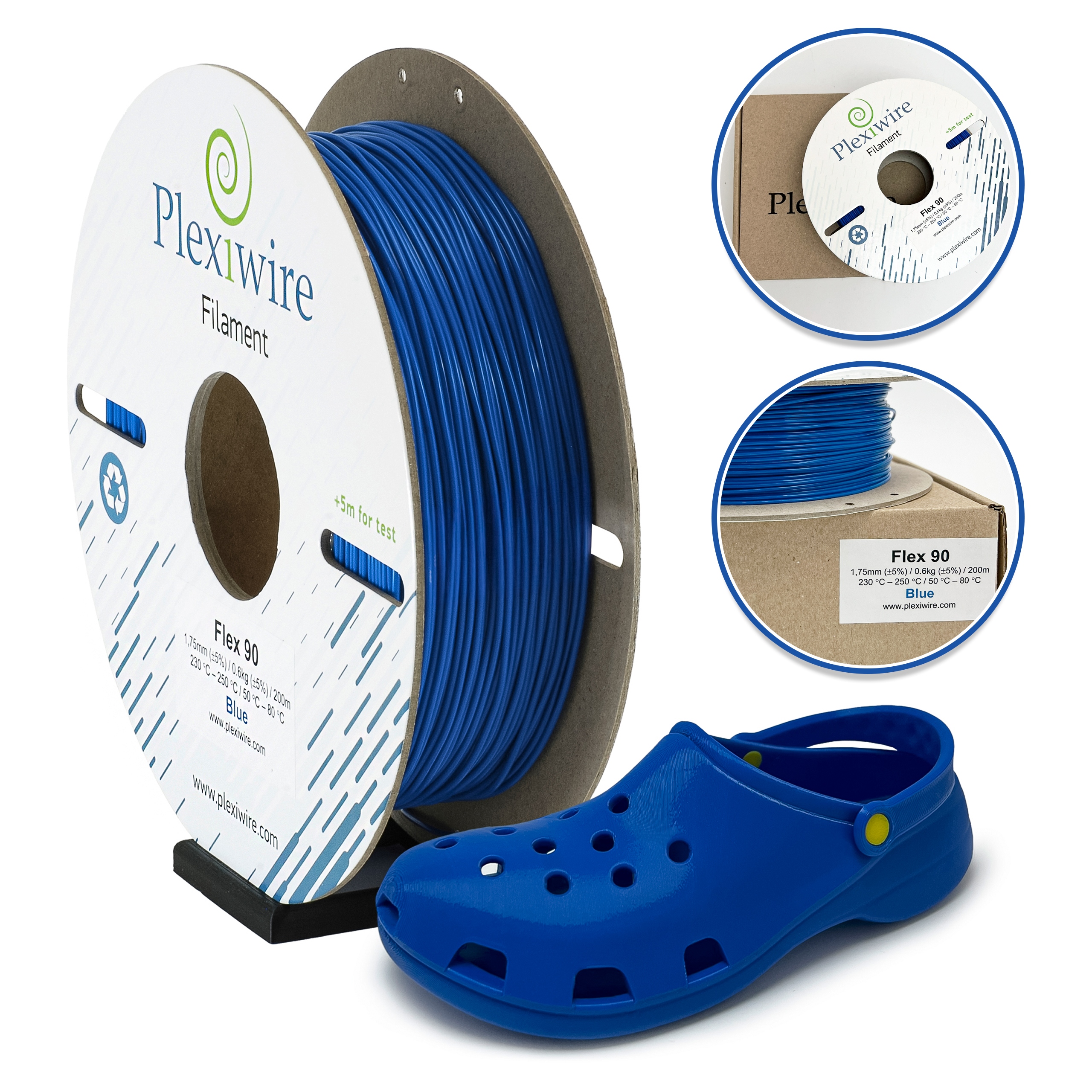 Filament Plexiwire TPU Niebieski (BLUE)