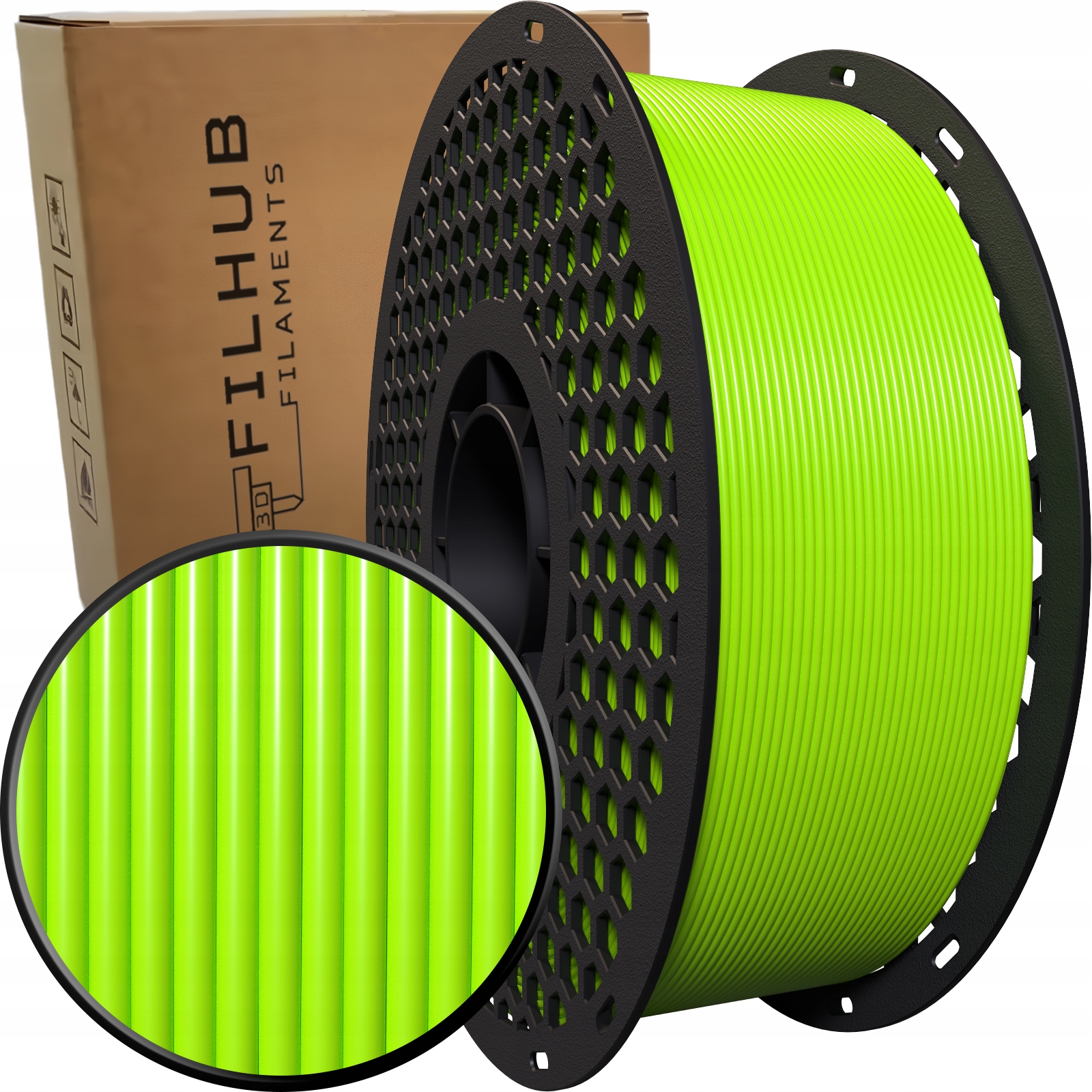 Filament FilHub PETG Zielony (GREEN)