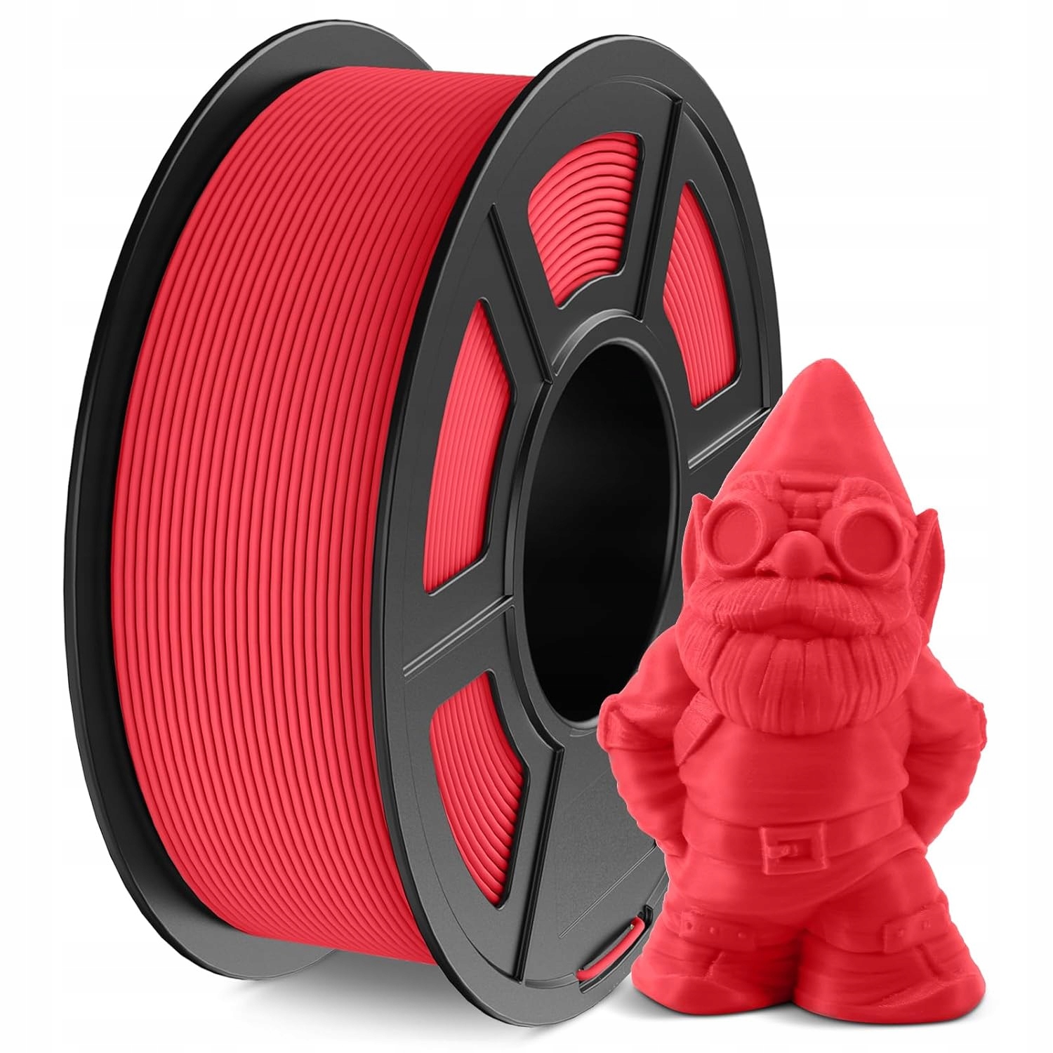 Filament null PLA Czerwony (RED)