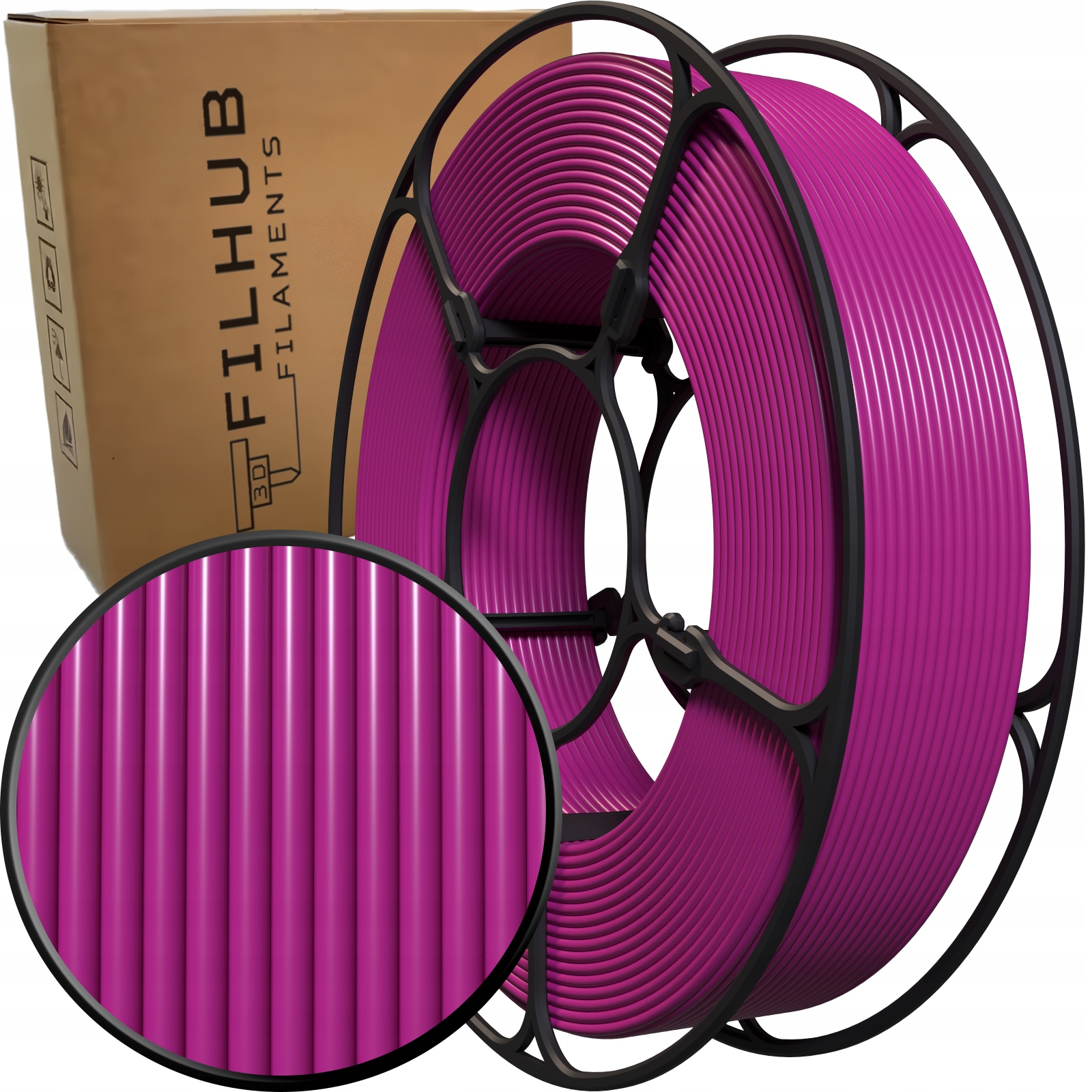 Filament FilHub PETG Różowy (PINK)