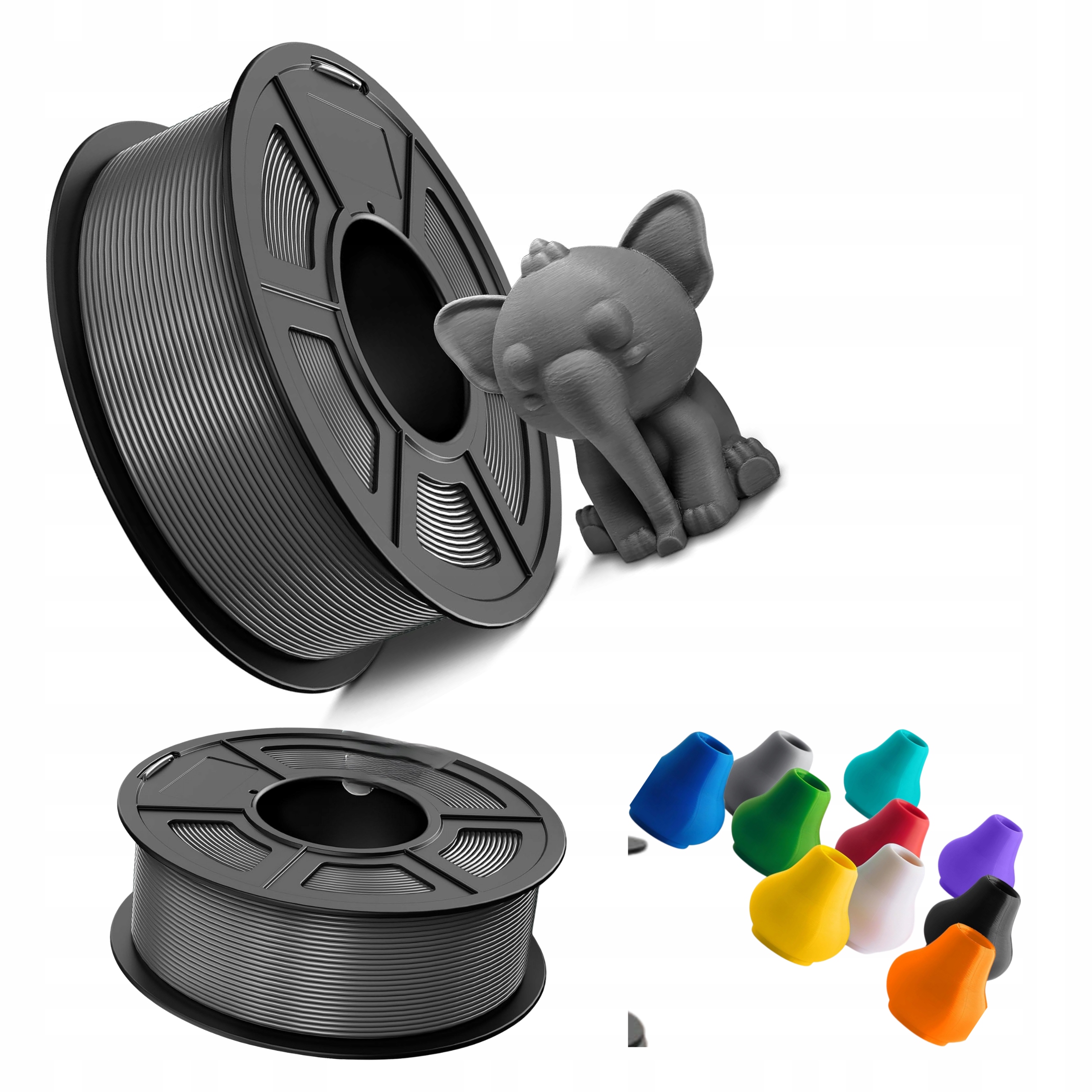 Filament TECBEARS PETG Szary (GRAY)