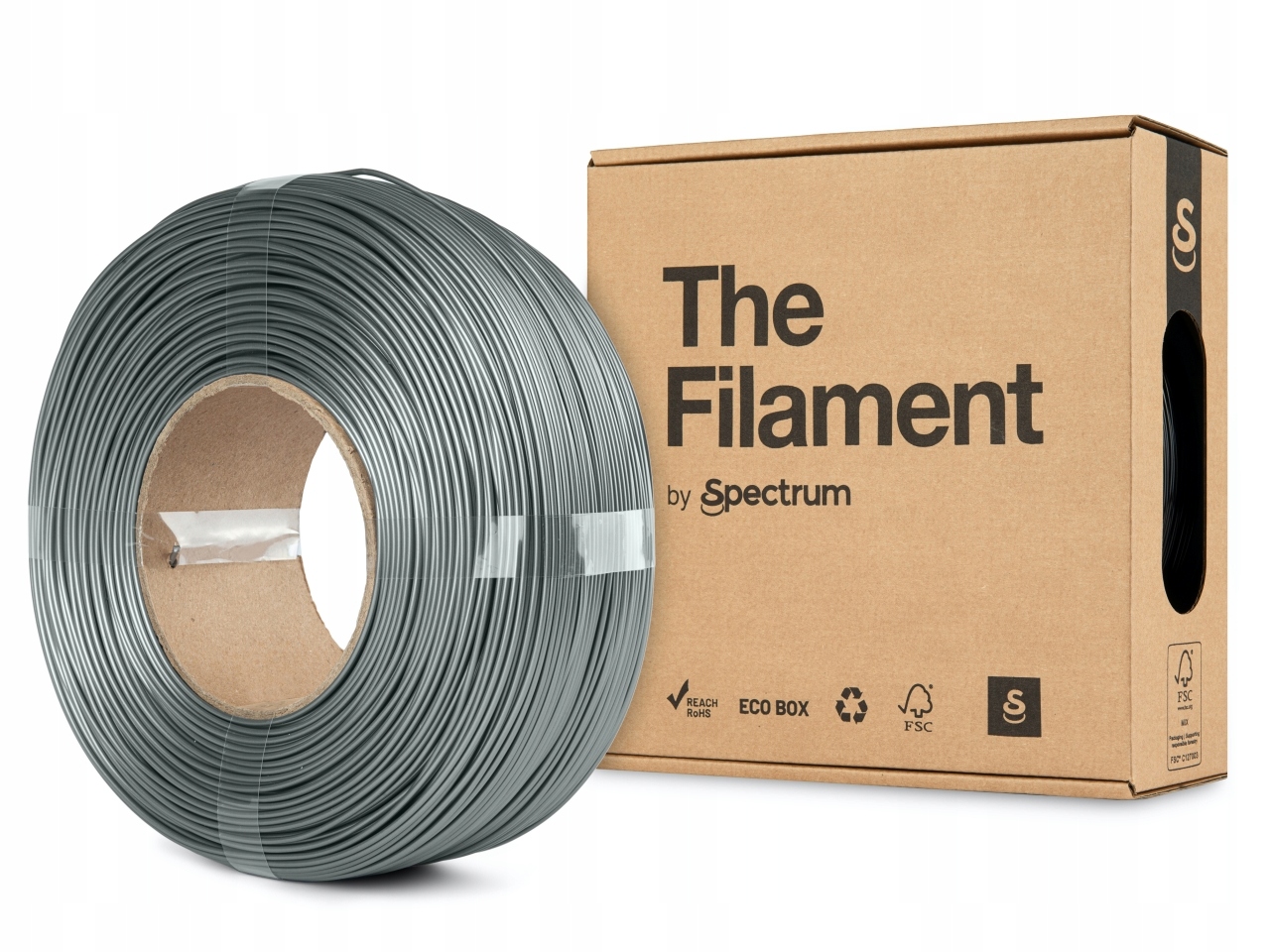 Filament Spectrum PETG Srebrny (SILVER)