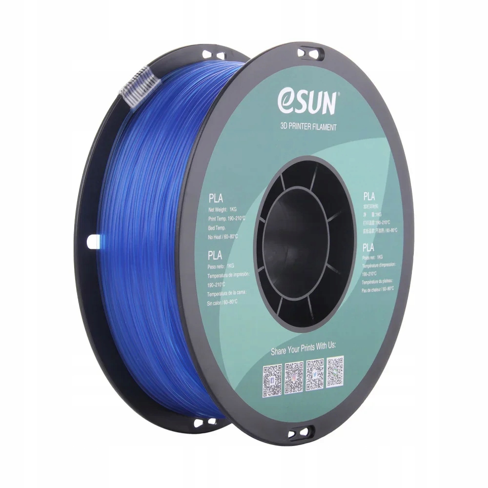 Filament eSUN PLA Niebieski (BLUE)