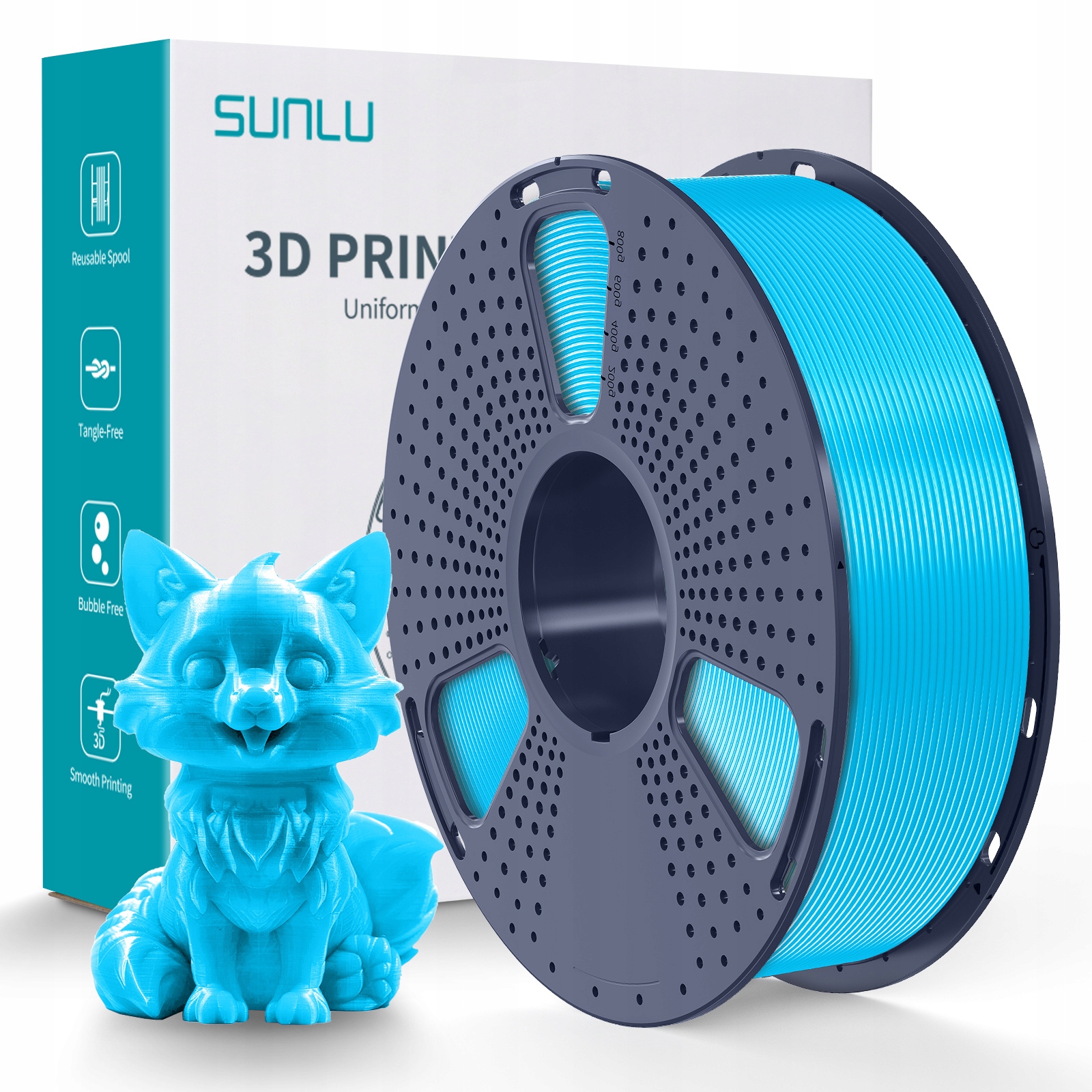 Filament SUNLU PETG Niebieski (BLUE)