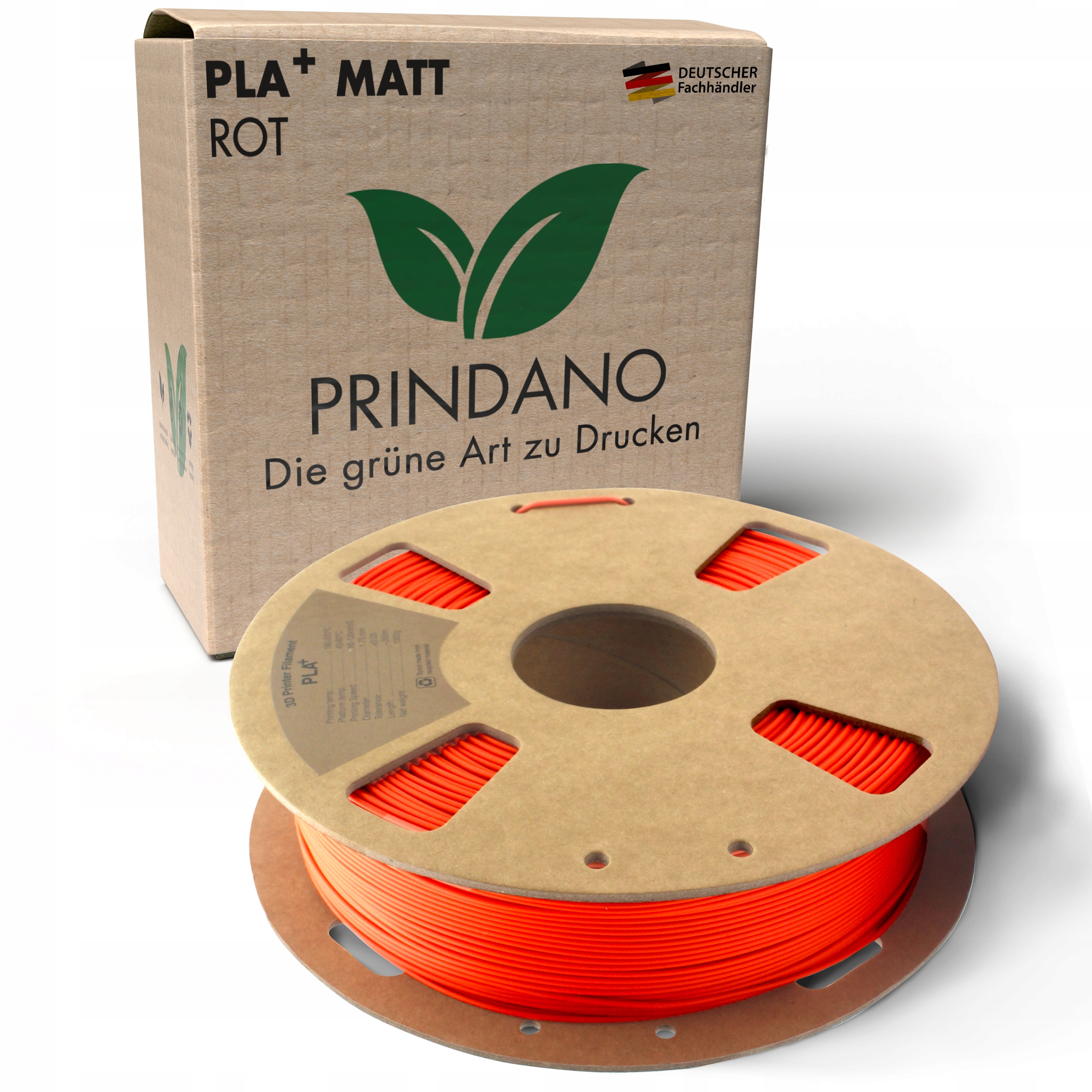 Filament Prindano PLA Czerwony Matowy (RED MATTE)