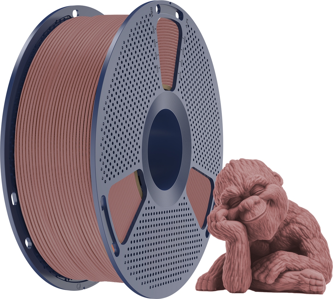 Filament SUNLU PLA Czerwony Drewniany (RED WOOD)