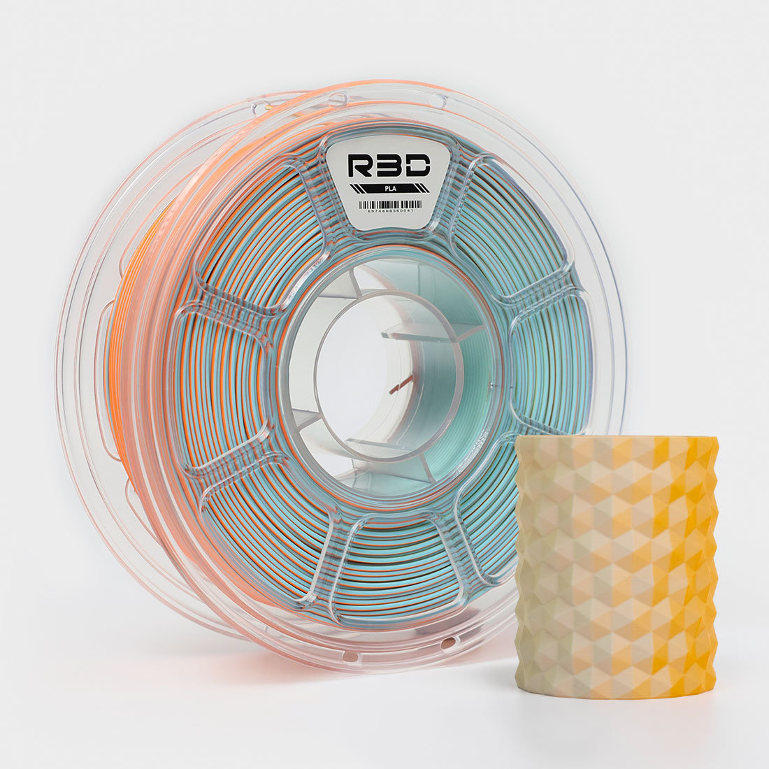Filament null PLA  Trójkolorowy Matowy (TRIPLE MATTE)