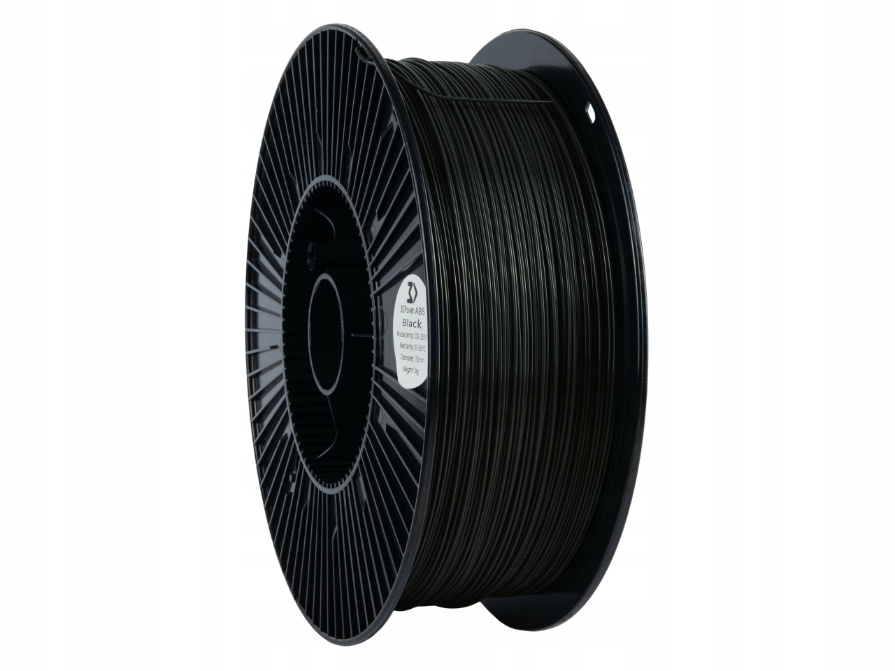 Filament 3DPower ABS Czarny Brokatowy/Mieniący (BLACK GLITTER)