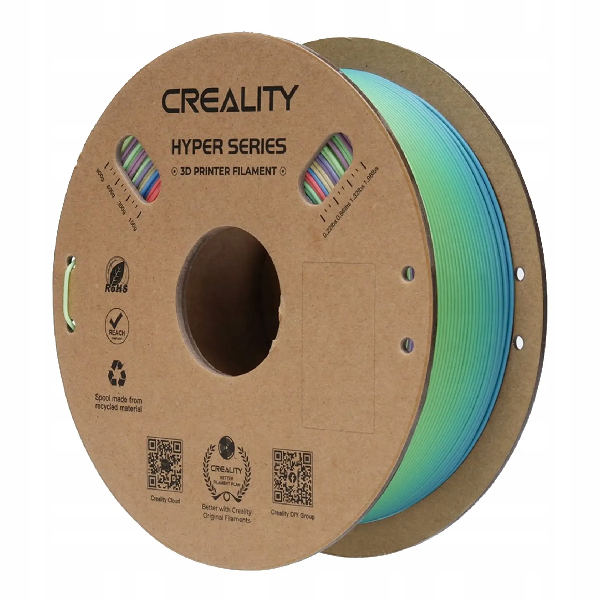 Filament Creality PLA  Tęczowy (RAINBOW)